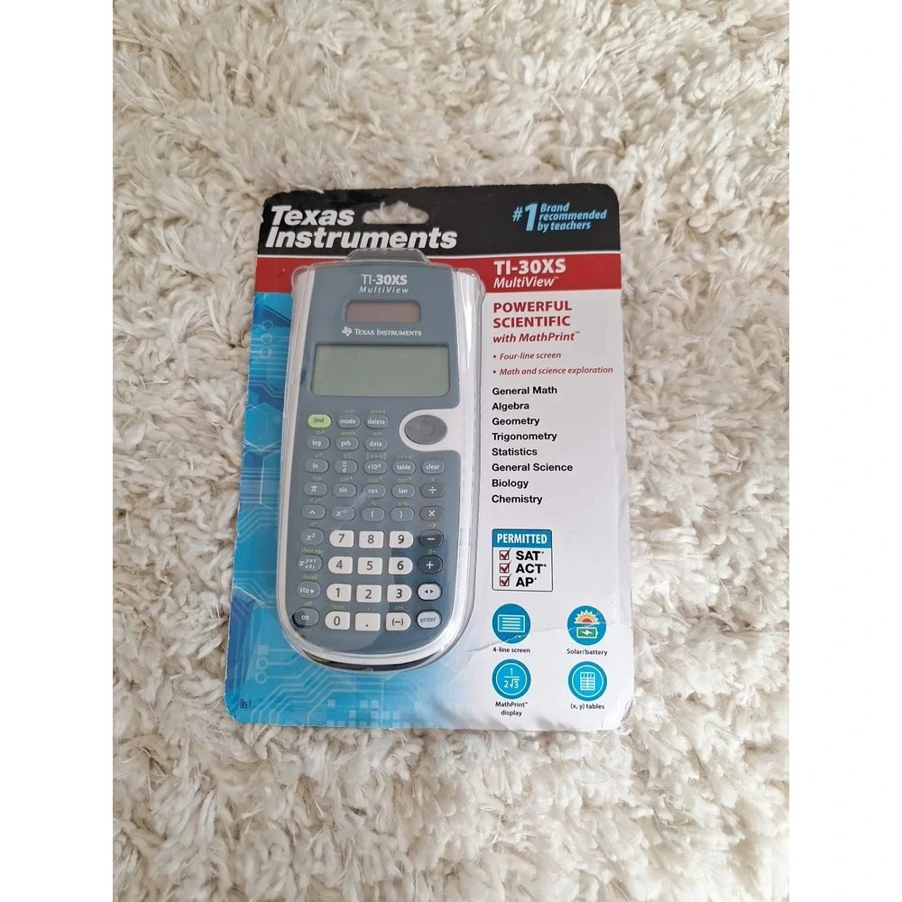 New TEXAS INSTRUMENTS TI-30XS Scientific Calculator 30XSMV/BC/1L1/C